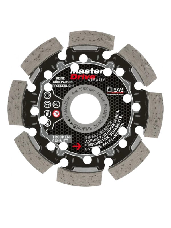 Diewe Master Drive Abrasiv Asphalt 115-450mm