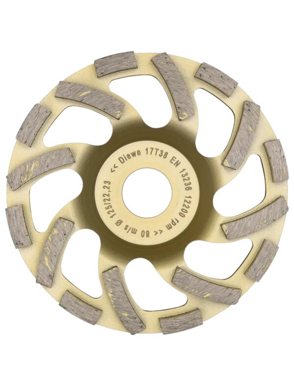 NEW FAN CUP UNIVERSAL GOLD Diamant Schleiftopf 100-180mm