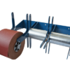 Rollenhalter Metall für Schleifrollen 115 mm Breite
