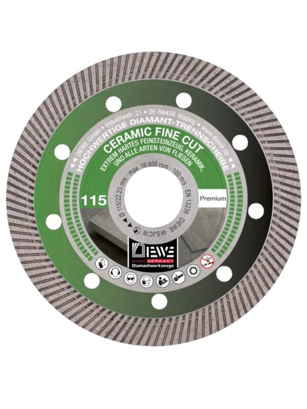 Diewe Ceramic Fine Cut 115-125mm
