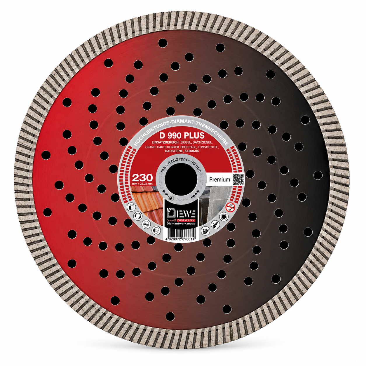 DIEWE D 990 PLUS Diamant-Trennscheibe 230 mm – 2er Set