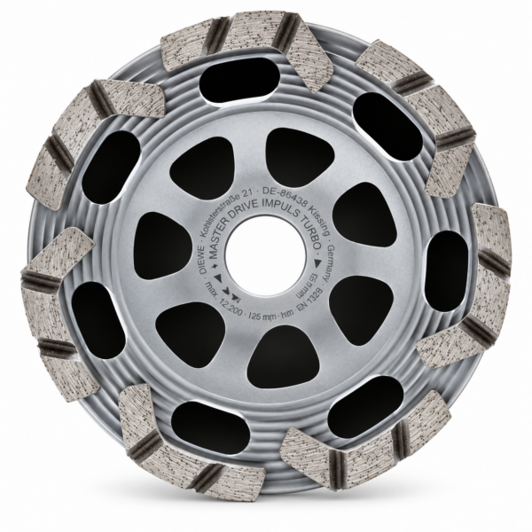DIEWE MASTER DRIVE IMPULS TURBO Diamant-Schleiftopf 125 mm – 2er Set